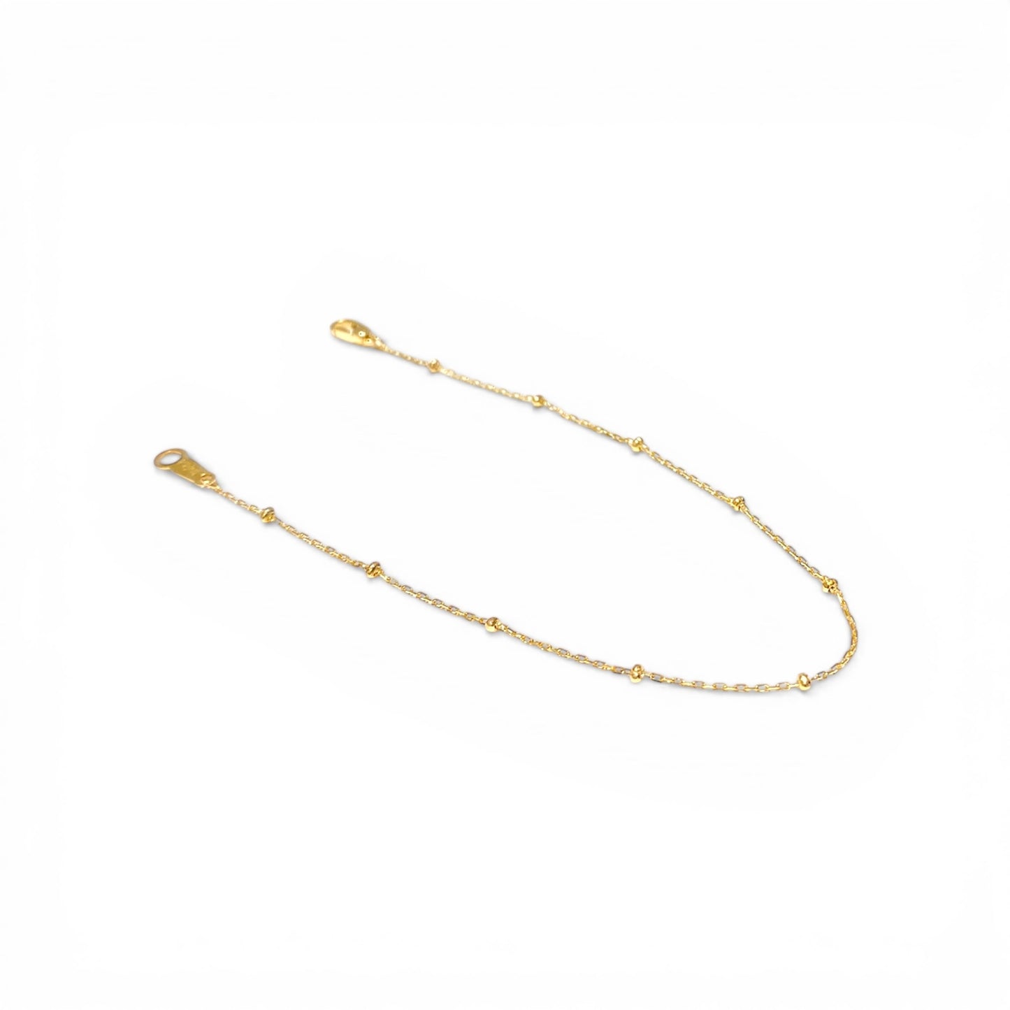 Mini Dot Chain Braceletto K18YG