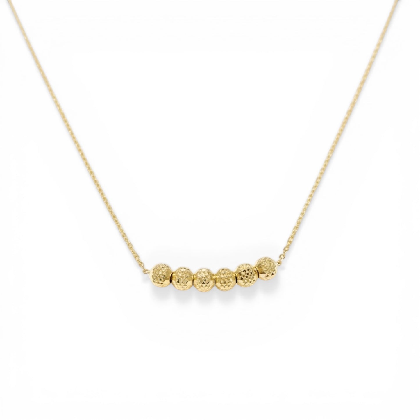 6 Dot Chain Neck[S] K18YG