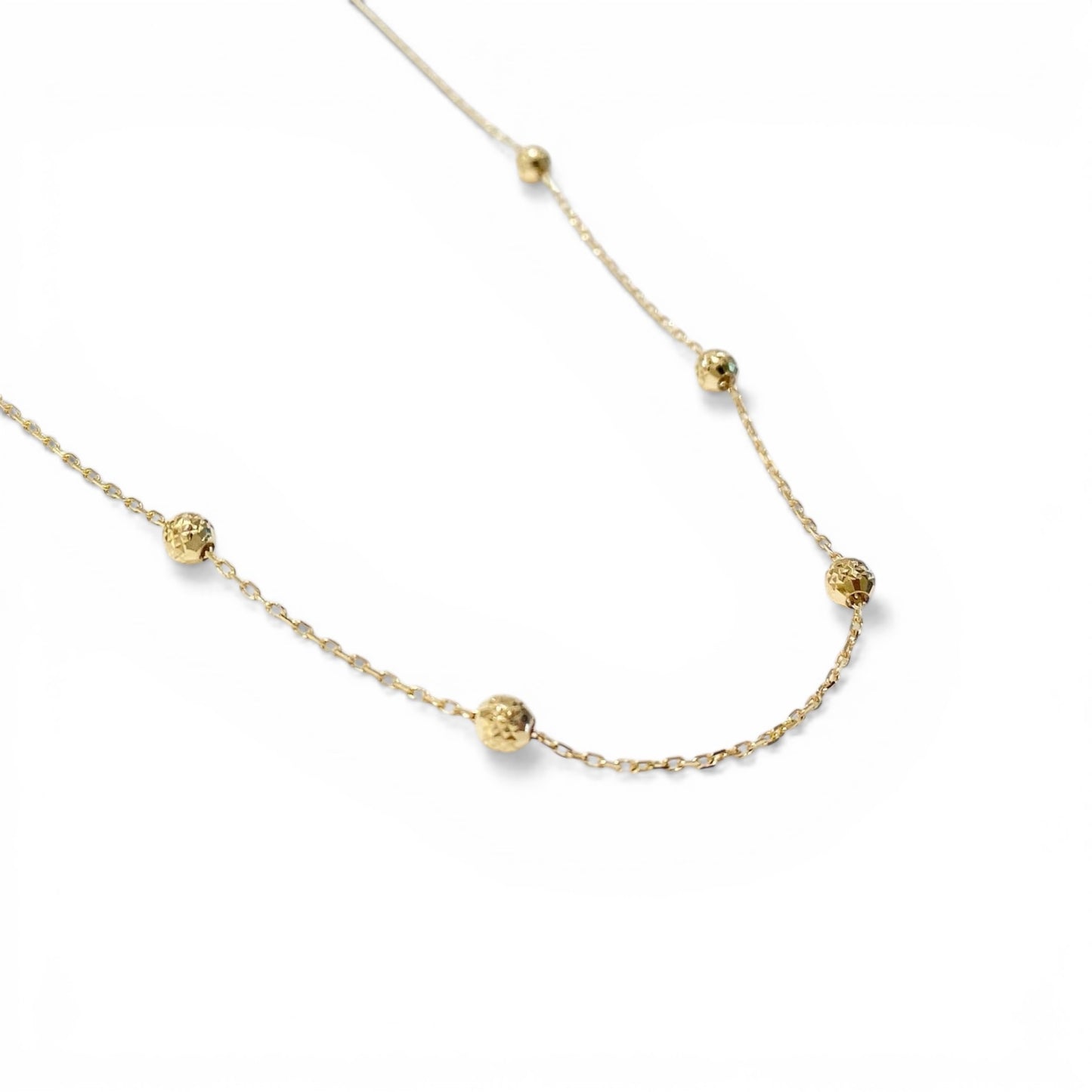 6 Dot Chain Neck[S] K18YG