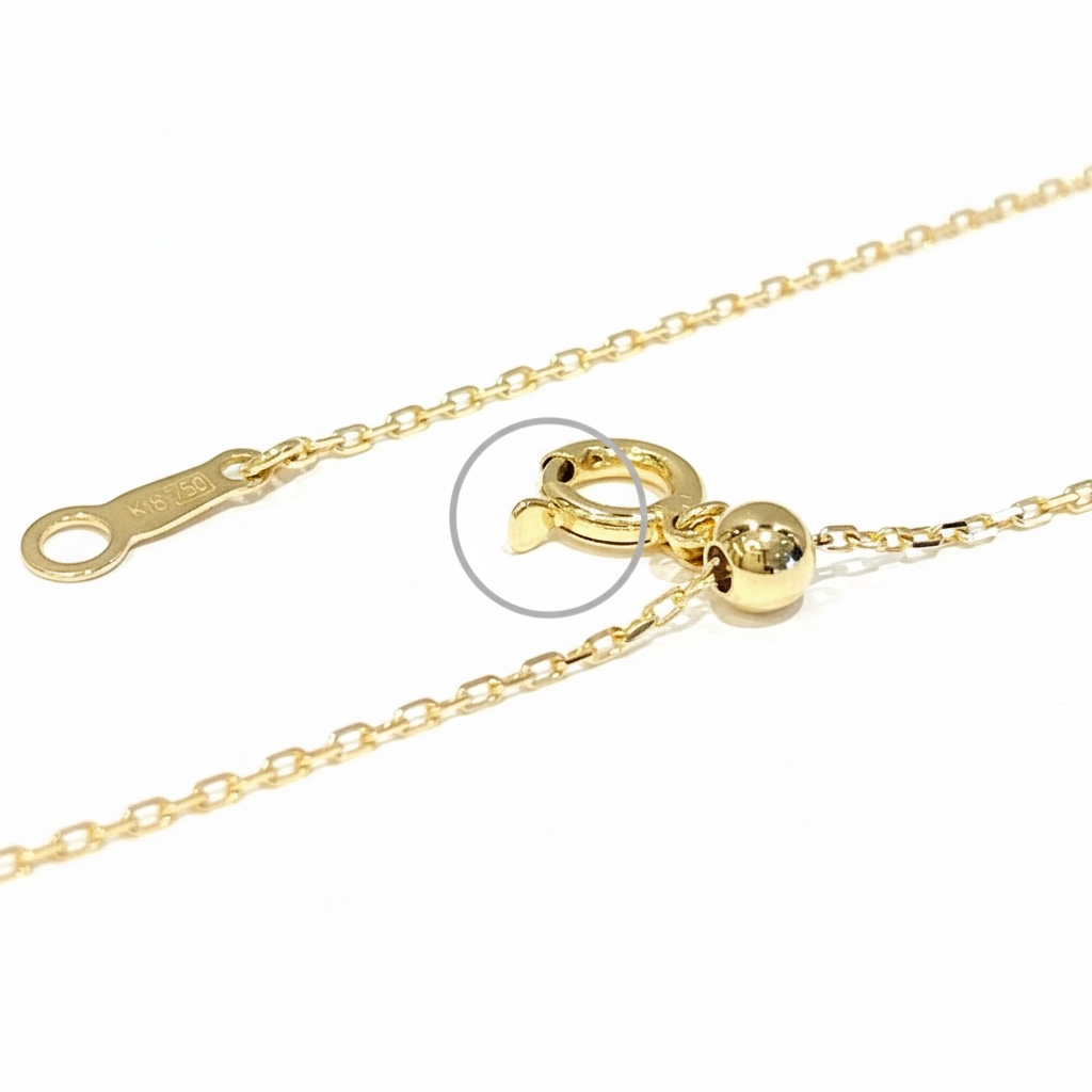 6 Dot Chain Neck[S] K18YG